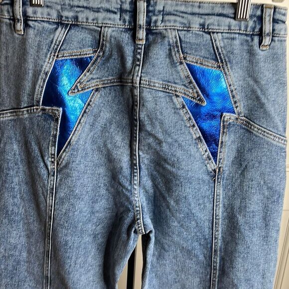 Free People We The Free Thunderbird Flare jeans electric blue - Picture 6 of 9